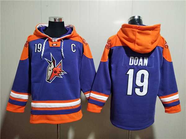 Arizona Coyotes #19 Shane Doan Purple Ageless Must-Have Lace-Up Pullover Hoodie,We sell and wholesale Arizona Coyotes #19 Shane Doan Purple Ageless Must-Have Lace-Up Pullover Hoodie on line form chian!